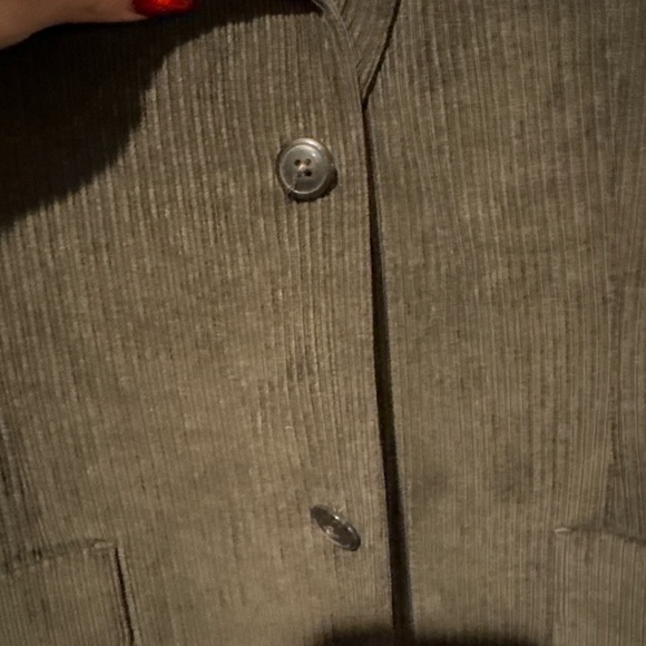 Men's Classic Corduroy Blazer in Olive - Picture 4 of 7